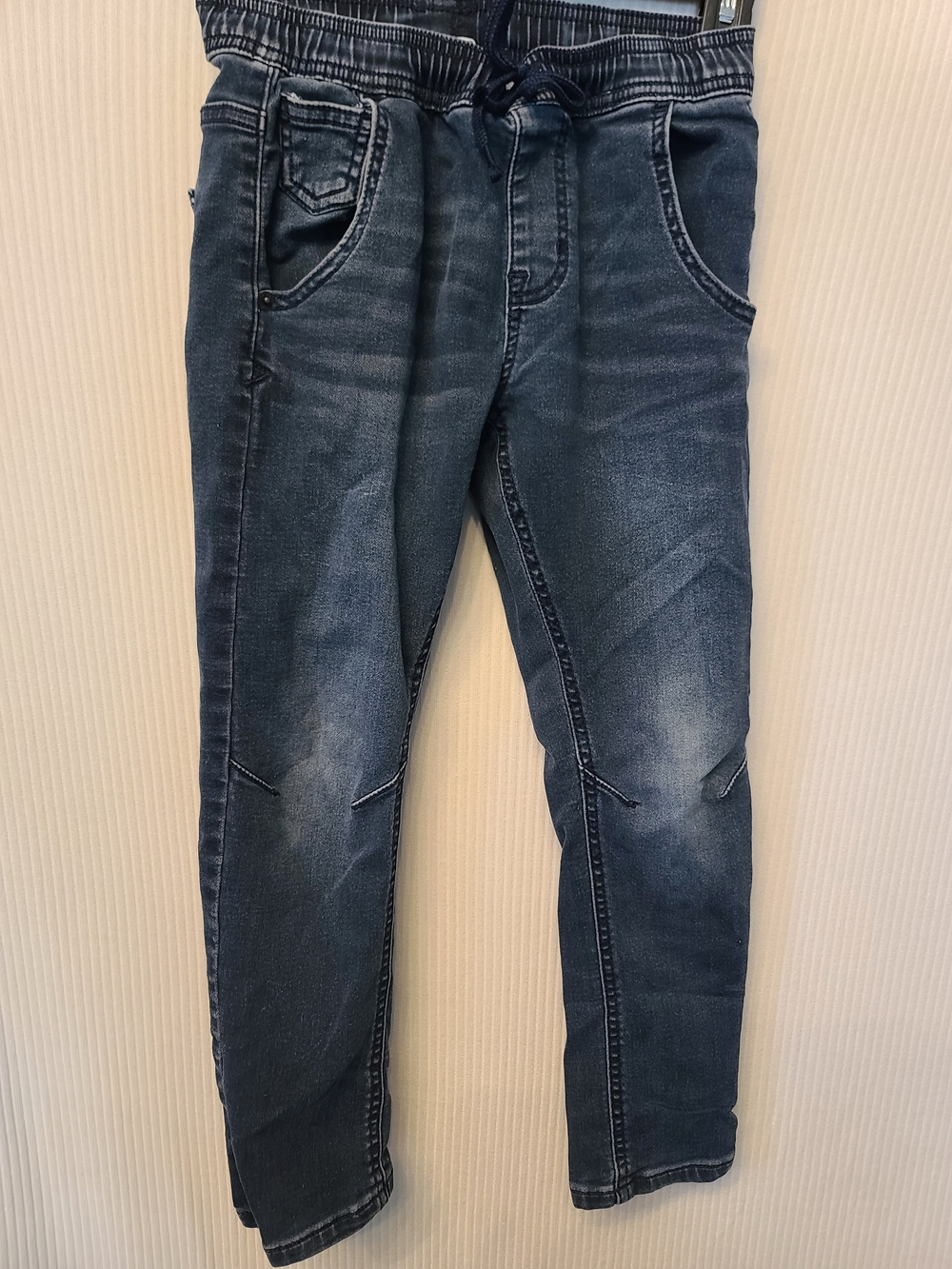 Cat and Jack Boys Dark Blue Stretch Denim Jogger Jeans